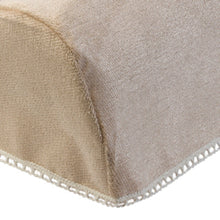 Load image into Gallery viewer, Chenille Rounded Arm Caps or Chair Backs With Lace Detail (Various Colours and Sizes)