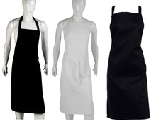 Load image into Gallery viewer, Professional 100% Cotton Bib Apron - No Pocket (Various Colours)