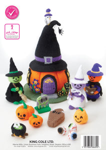 King Cole Halloween Knitting Pattern Book 3 Season of the Pumpkins