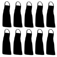 Load image into Gallery viewer, Professional 100% Cotton Bib Apron - No Pocket (Various Colours)
