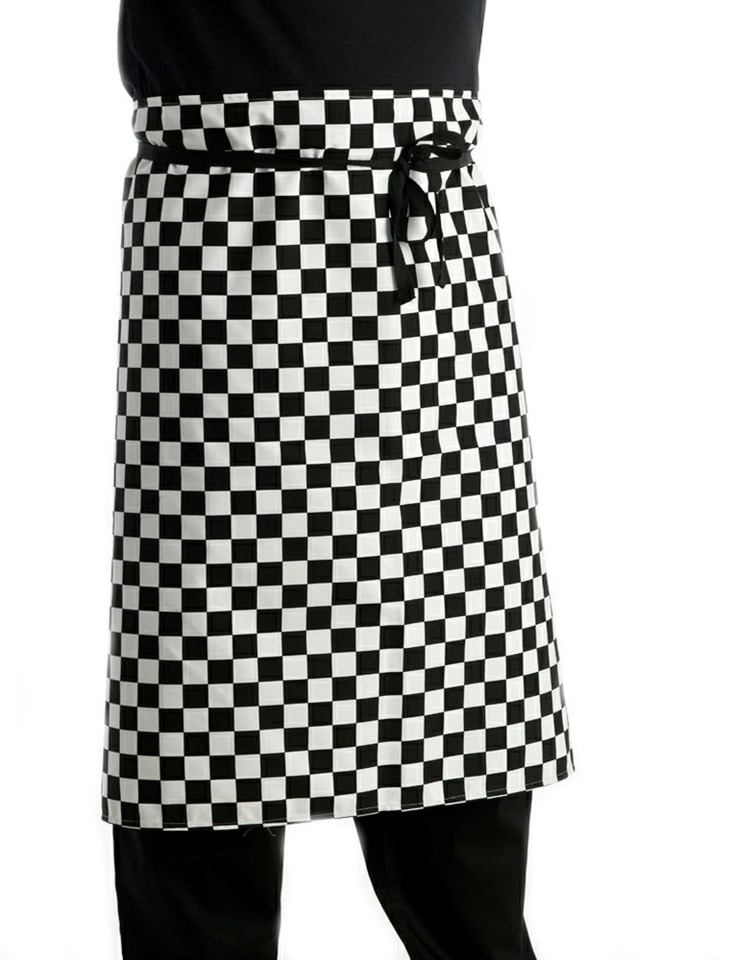Black & White Check Waist Apron (Pack 1 or 5)