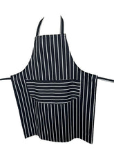 Load image into Gallery viewer, Full Length Butchers Apron Striped with Curved Multi Pocket (2 Colours)