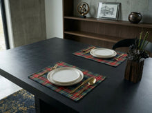 Load image into Gallery viewer, Pack of 4 Made To Order Tartan Placemats 16” x 13 (Various Designs)