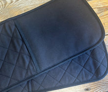 Load image into Gallery viewer, Double Oven Glove Plain Quilted Cotton Pot Holder (Black or Cream)