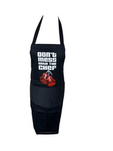 Load image into Gallery viewer, Novelty “Don’t mess with the Chef” Bib Apron (4 Colours)