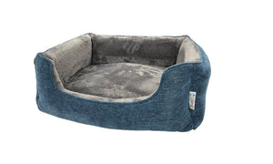 Gor Pets Ultima Fabric & Faux Fur Square Bed S,M,L or XL