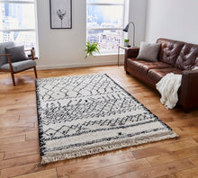 Load image into Gallery viewer, Boho Moroccan Beni Ourain Shaggy Pile Rug (Various Colours &amp; Sizes)