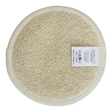 Load image into Gallery viewer, Pair of Cotton Boucle Drink Coasters with Beige Towelling Base (13cm / 5")
