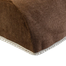 Load image into Gallery viewer, Chenille Rounded Arm Caps or Chair Backs With Lace Detail (Various Colours and Sizes)
