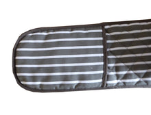 Load image into Gallery viewer, Butchers Stripe Printed Cotton Bib Apron or Double Oven Glove