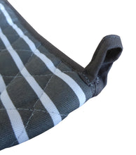 Load image into Gallery viewer, Butchers Stripe Printed Cotton Bib Apron or Double Oven Glove