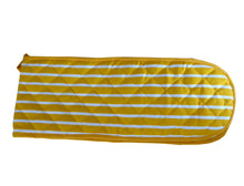 Load image into Gallery viewer, Butchers Stripe Printed Cotton Bib Apron or Double Oven Glove
