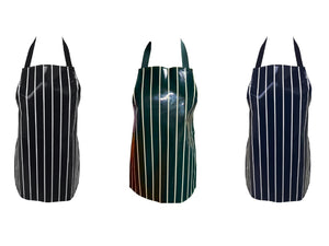 Butchers Stripe Kids PVC Coated Apron 20.5” x 15” (3 Colours)