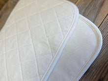 Load image into Gallery viewer, Double Oven Glove Plain Quilted Cotton Pot Holder (Black or Cream)