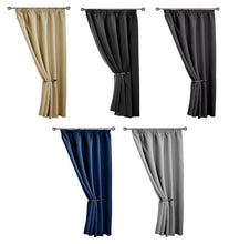 Load image into Gallery viewer, Cali Door Curtain with Blackout Self Lining (5 Colours)