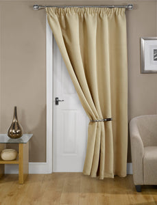 Cali Door Curtain with Blackout Lining (5 Colours)
