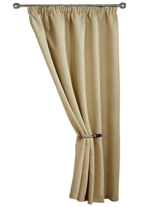 Cali Door Curtain with Blackout Self Lining (5 Colours)