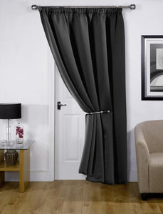 Cali Door Curtain with Blackout Lining (5 Colours)