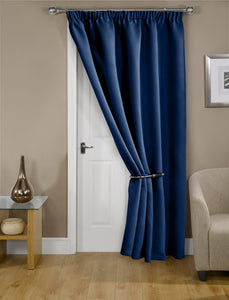Cali Door Curtain with Blackout Self Lining (5 Colours)