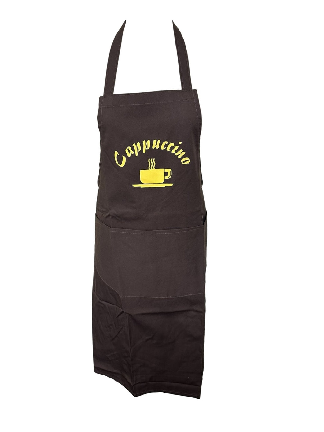 Cappuccino Cafe Barista Bib Apron (2 Colours)