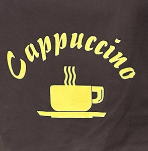 Cappucino Cafe Barist Bib Apron (2 Colours)