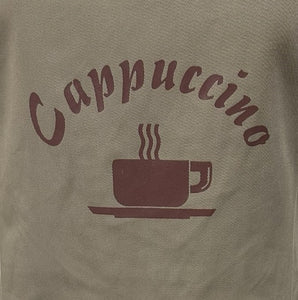 Cappuccino Cafe Barista Bib Apron (2 Colours)