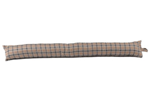 Caramel Thompson Tartan Check Draught Excluder (4 Sizes)