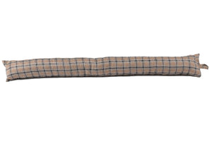 Caramel Thompson Tartan Check Draught Excluder (4 Sizes)