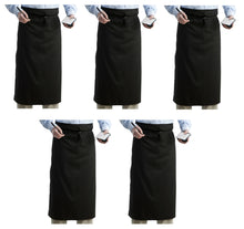 Load image into Gallery viewer, Black Waist Polycotton Apron (Pack of 1 or 5)