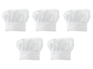 Children's Adjustable Chefs Hat - White (Pack of 1 or 5)