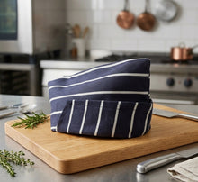 Load image into Gallery viewer, Professional Cotton Catering Skull Caps Striped Chef Hats