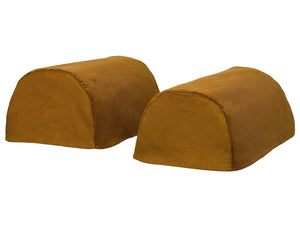 Corduroy Round Arm Caps or Chair Backs (4 Colours)