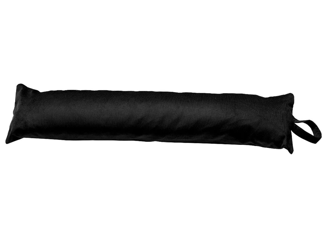 Black Corduroy Draught Excluder (6 Sizes)
