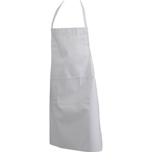 100% Cotton Full Length Bib Aprons - With Pocket (Various Colours & Quantities)