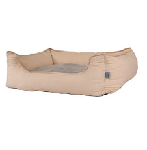 Load image into Gallery viewer, Gor Pets Natural Cotton Slumber Dog Bed Grey or Beige 4 Sizes