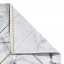 Load image into Gallery viewer, Think Rugs Craft Marble Effect &amp; Metallic Lines Rug (2 Colours)