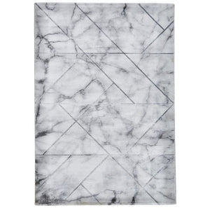 Think Rugs Craft Marble Effect & Metallic Lines Rug (2 Colours)