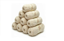 Load image into Gallery viewer, James Brett Craft Cotton Yarn 10 x 100g Balls (Cream Ecru or White)