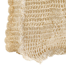 Load image into Gallery viewer, 100% Cotton Crochet Bag for Shopping or Beach - 30cm x 35cm (Natural or White)