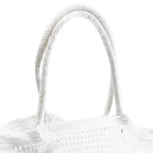 Load image into Gallery viewer, 100% Cotton Crochet Bag for Shopping or Beach - 30cm x 35cm (Natural or White)