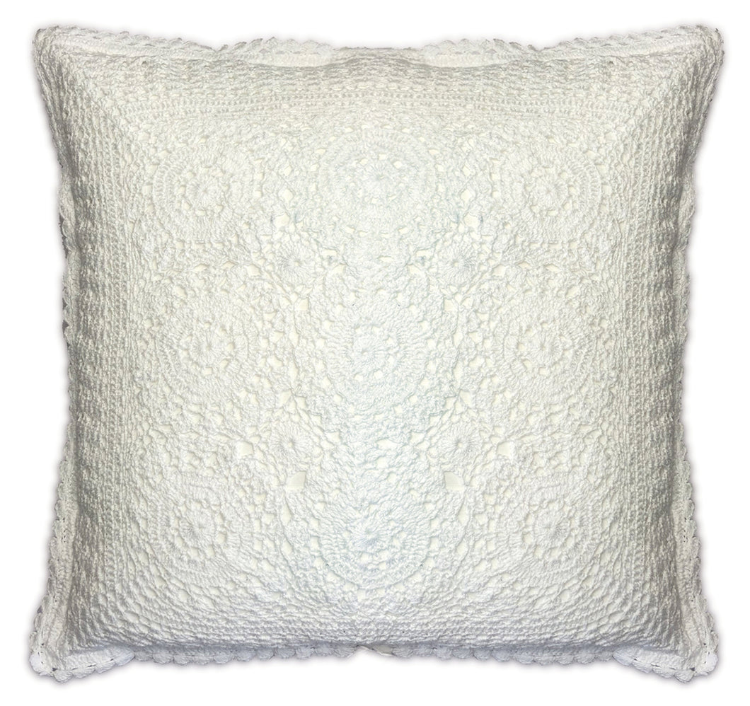 Skye Crochet Cushion Cover - 18