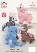 Load image into Gallery viewer, King Cole Knitting Pattern Cuddly Creatures Book 1 By Carol Connelly