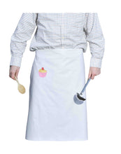 Load image into Gallery viewer, Embroidered Cupcake Waist Apron Bib