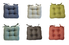 Load image into Gallery viewer, Foxcote Tie On Chunky Seat Garden Furniture Cushion Pad
