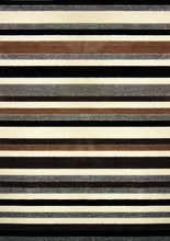Load image into Gallery viewer, Linea Striped Machine Washable Rug or Runner 2 Colours