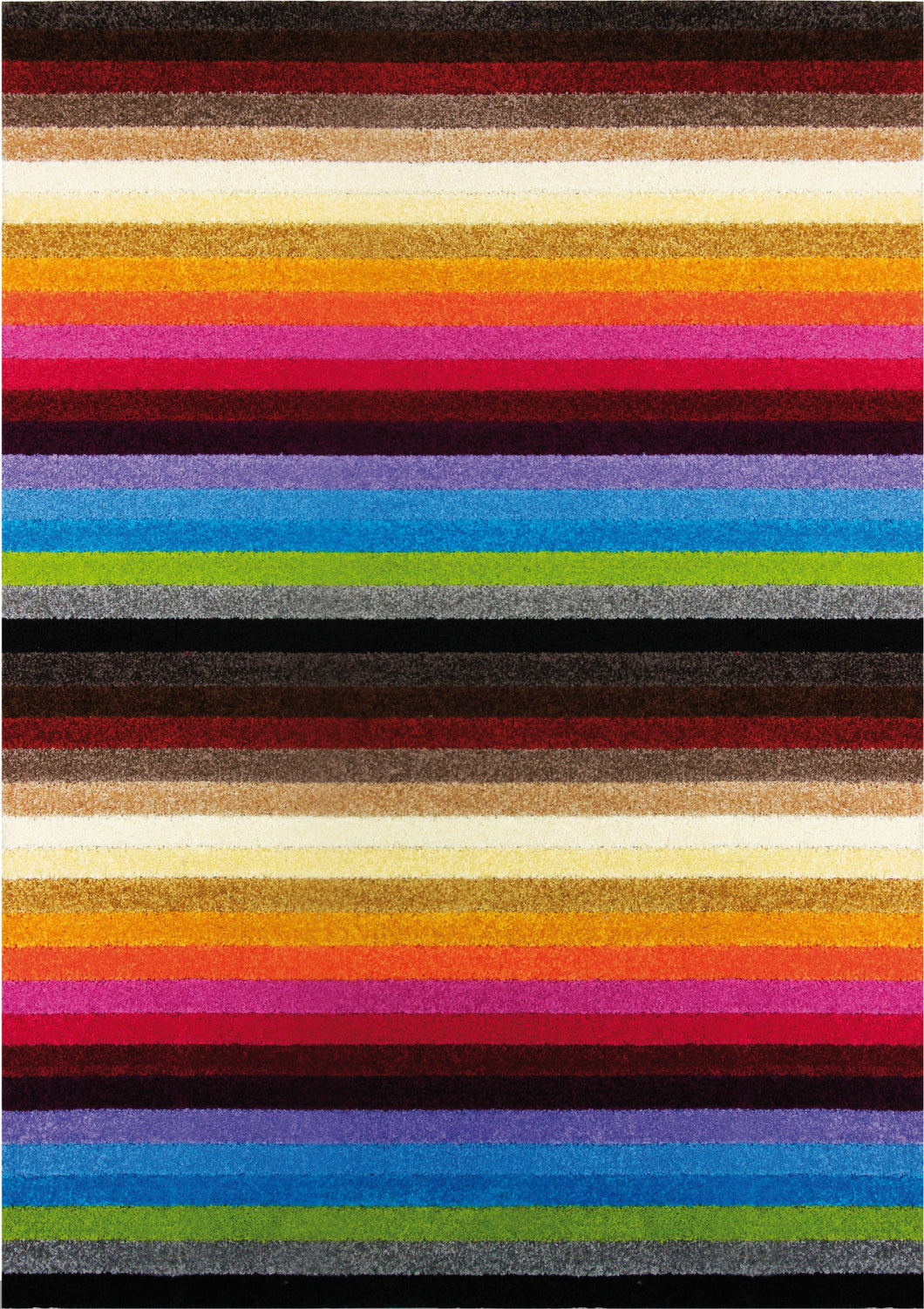 Linea Striped Machine Washable Rug or Runner 2 Colours