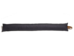 Denim Draught Excluder with Leatherette Handle (7 Sizes)