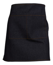 Load image into Gallery viewer, Blue Denim 100% Cotton Half Apron With Split Pocket 27" x 18" (Pack of 1 or 5)