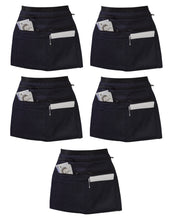 Load image into Gallery viewer, Cotton Denim money Apron With Zip Pockets  17&quot; Wide x 14&quot; Long (Pack of 1 or 5)