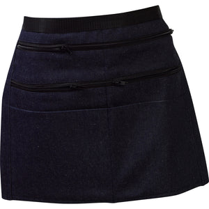 Cotton Denim money Apron With Zip Pockets  17" Wide x 14" Long (Pack of 1 or 5)